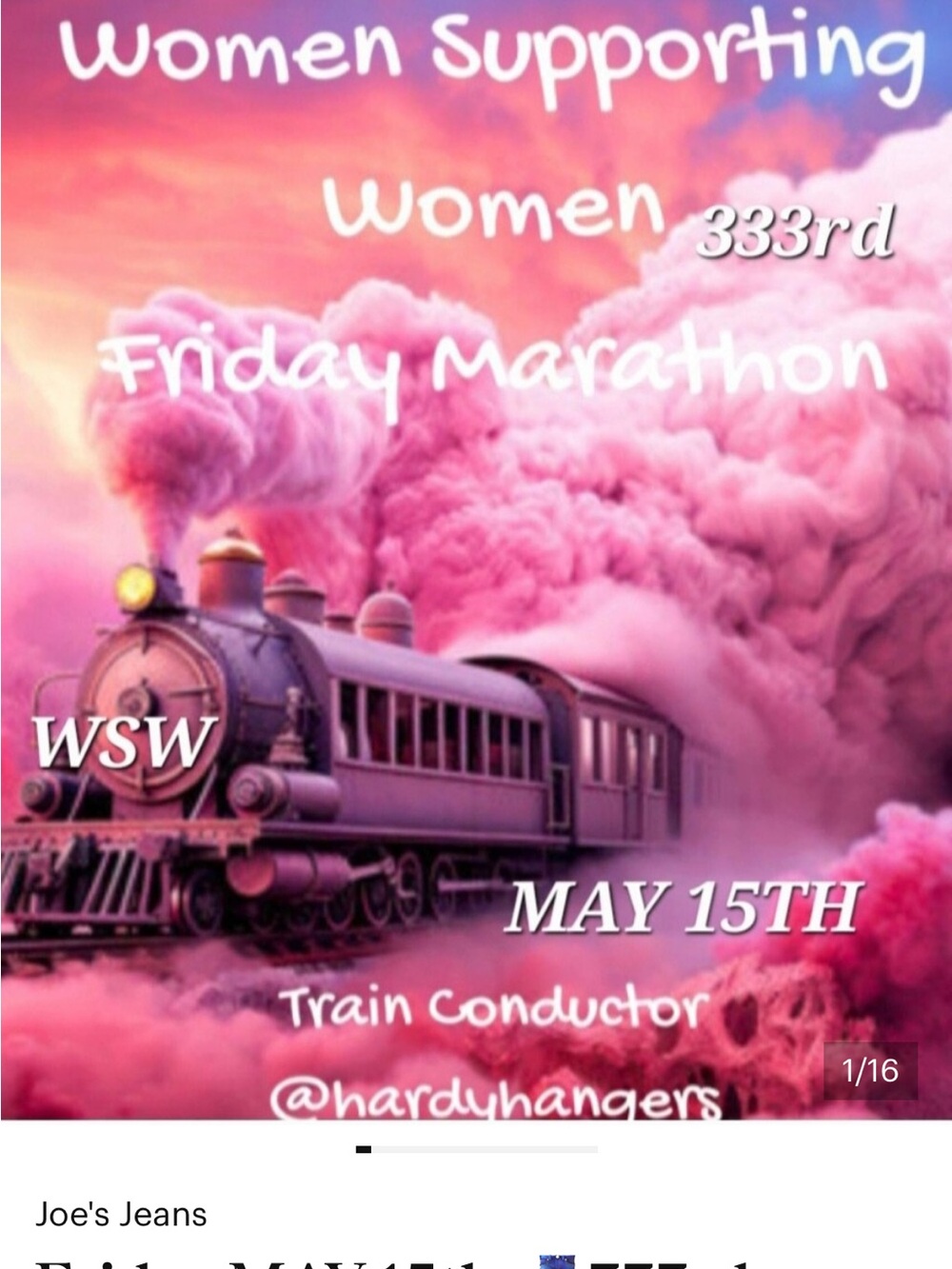 Women supporting women train Friday 5/15 - Picture 1 of 2